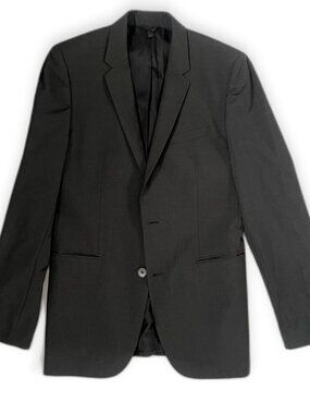 HUGO by Hugo Boss Aerins Jacket HamenS Trousers Black Slim Suit Size 38R IT 46